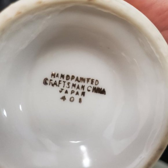 Hand painted Craftsman China Sugar and Creamer Set - Picture 4 of 4